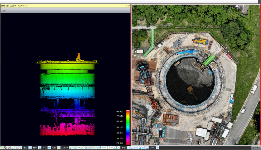 自動充電ポート付きドローン活用により遠隔で立坑内を「デジタルツイン」化 | KDDIスマートドローン株式会社